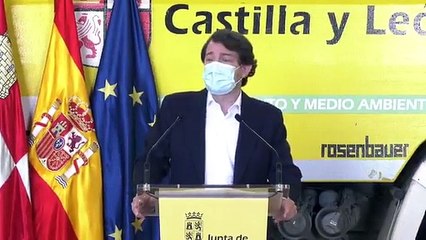 Mañueco vuelve a atacar a Sánchez por el estado de alarma