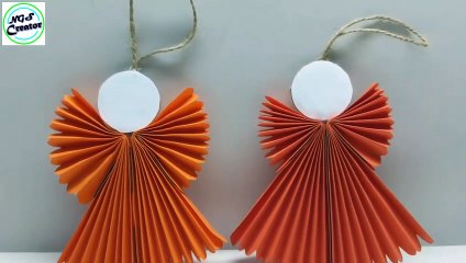 How To Make Paper Angel For Christmas - Origami Angel For Xmas