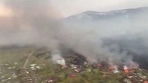 Son dakika haberleri | NUR SULTAN - Kazakistan'ın doğusunda ormanda çıkan yangın kente sıçradı: 1 ölü, 2 yaralı
