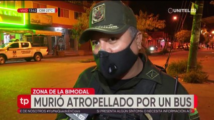 Una persona se durmió debajo de un bus y acabó siendo arrollado