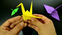 Origami Crane/Tsuru - Tutorial In English (Br)