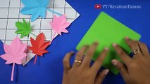 Easy Paper Leaft | How To Make An Origami Leaf | Origami Tutorial Easy For Beginners