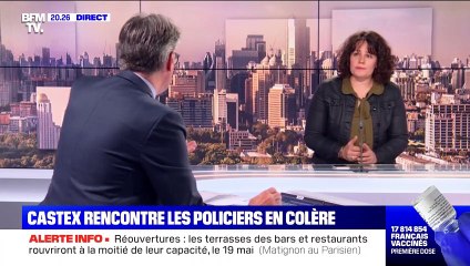 Castex rencontre les policiers en colère - 10/05