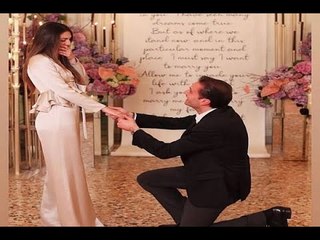 شاهدوا كيف أعلنت فاليري أبو شقرا حملها .. إليكم قصة العذاب التي عاشتها يوم زفافها !!