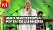 AMLO cancela conferencia y celebra Día de las Madres con concierto de Eugenia León