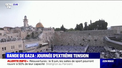 La bande de Gaza a de nouveau été le lieu d'une extrême tension ce lundi