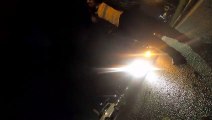 Cyclist Running Red Light Gets Hit by Motorcyclist