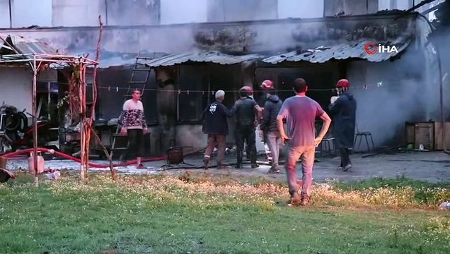 Benzinle sobayı yakmak isterken canından oluyordu