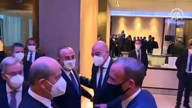 BM Genel Sekreteri Guterres, gayrıresmi Kıbrıs Konferansı öncesi taraflara resepsiyon verdi