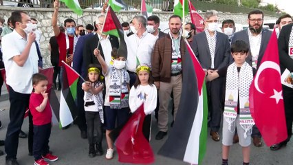 ANKARA - Bin araçlık 'Kudüs'e Destek' konvoyu