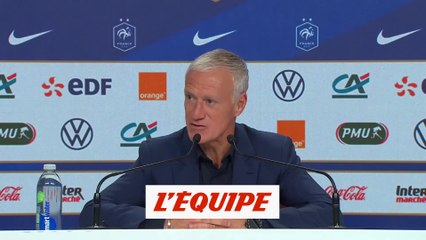 Deschamps : «On s'est vus et c'est le plus important» - Foot - Euro 2020 - Bleus