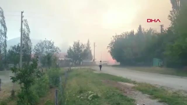 AFYONKARAHİSAR'DAKİ BİYOKÜTLE ENERJİ TESİSİNDE YİNE YANGIN