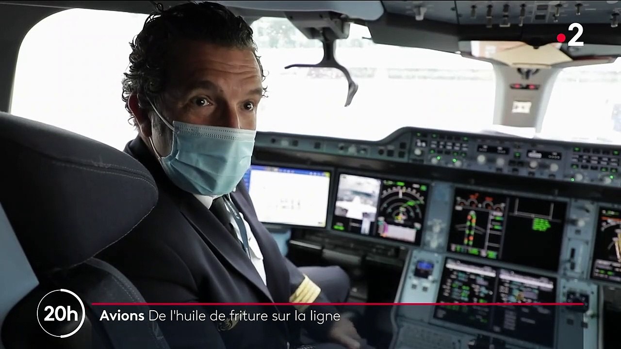 Aviation : de l'huile de friture pour moins polluer