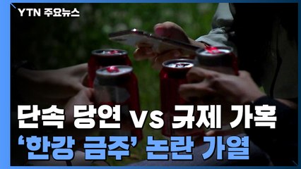 "단속 당연" vs "규제 가혹"...'한강 금주' 논란 가열 / YTN