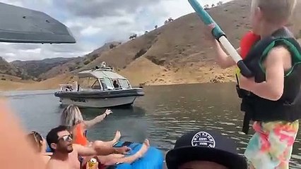 Boy Drenches Deputies Passing By