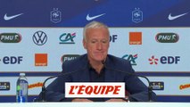 Deschamps sur l'état de forme de Tolisso : « Il n'y a pas de soucis » - Foot - Euro 2020 - Bleus