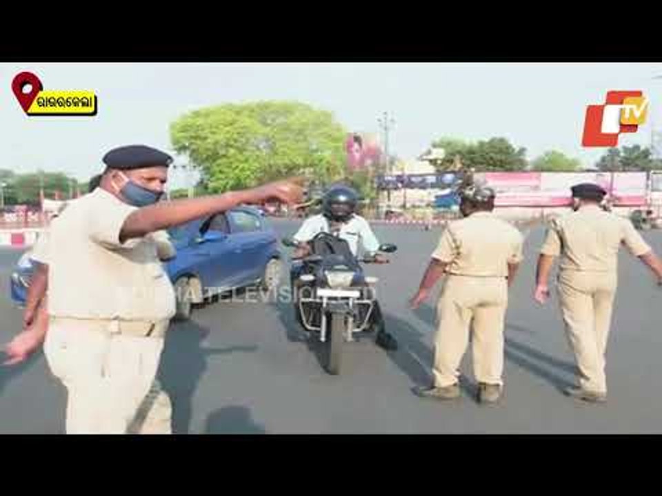 Shutdown In Rourkela | Police Checking Intensified As Covid-19 Cases Rise