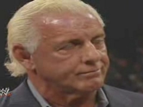 RAW 25/02/08: Ric Flair challenge Shawn Michaels