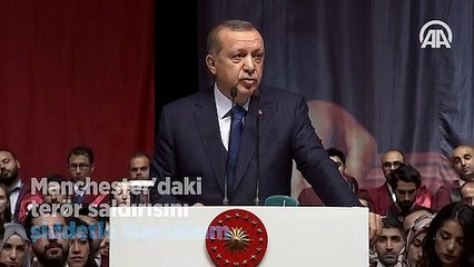 "Manchester'daki terör saldırısını şiddetle kınıyorum"