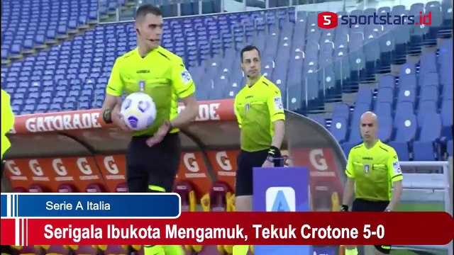 Permak Crotone 5-0, AS Roma Tatap Jatah Liga Europa