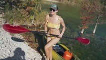 KAYAK CAMPING the Frio River - Her First Time