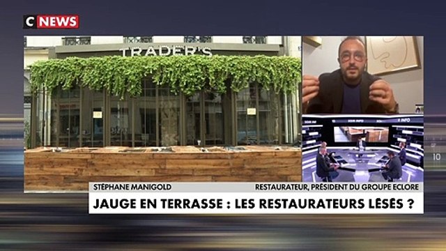 Déconfinement : Regardez le gros coup de gueule de Stéphane Manigold, restaurateur, à propos de la jauge des 50% pour les terrasses