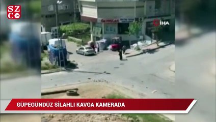 Скачать видео: Başakşehir'de güpegündüz silahlı kavga kamerada