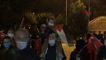 ÇANAKKALE'DE İSRAİL'İN MESCİD-İ AKSA SALDIRILARI PROTESTO EDİLDİ