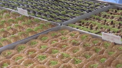 Baklavacıların bayram mesaisi