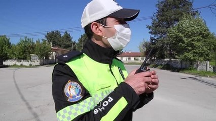 Bolu'da "tam kapanma" denetimleri devam ediyor