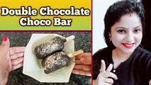 How to Make Double Chocolate Choco Bar Without Cream -- Raj's Corner_2