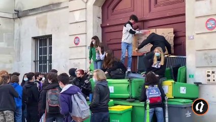 Blocus 7 mai 2021 - Lycée Charlemagne Paris 4e