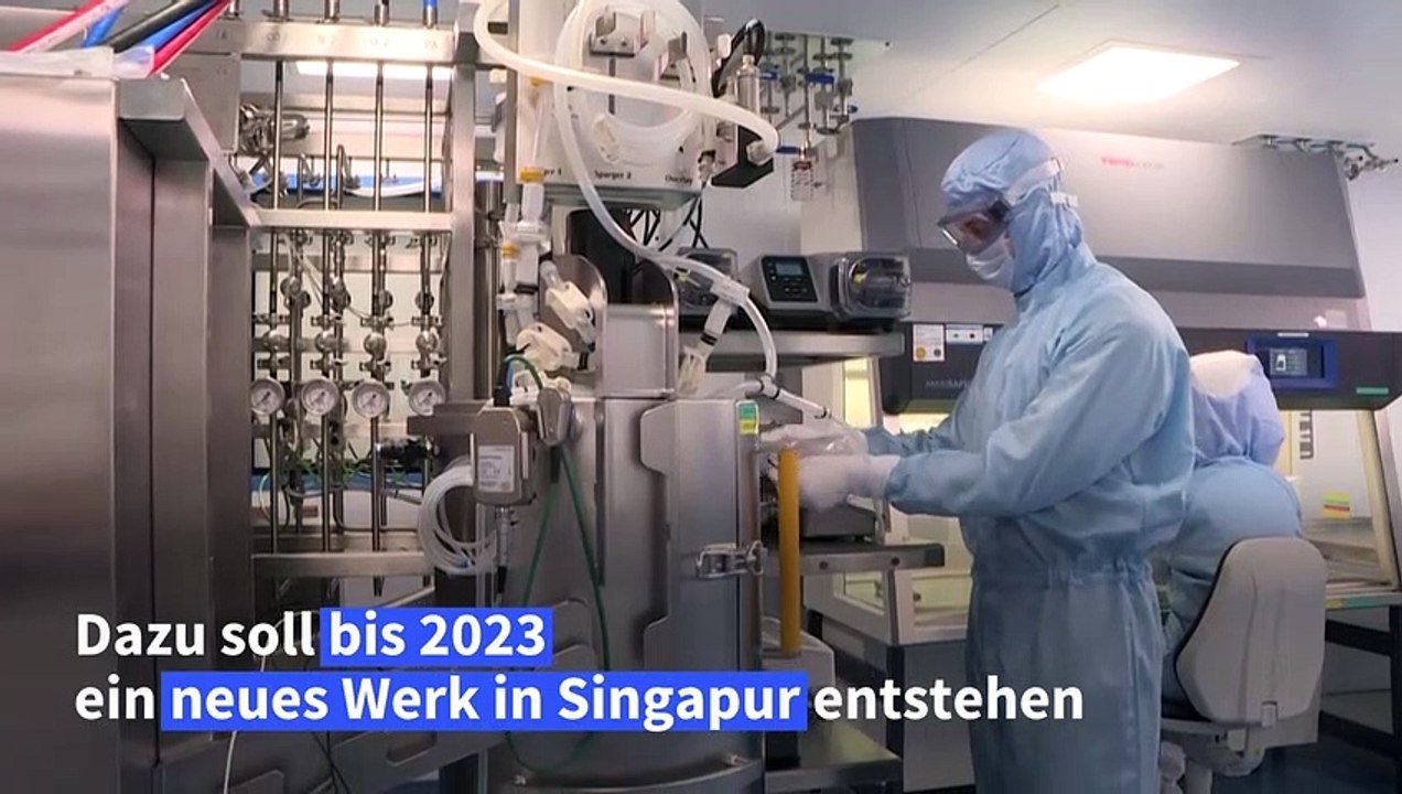 Biontech öffnet 2023 Fabrik in Singapur