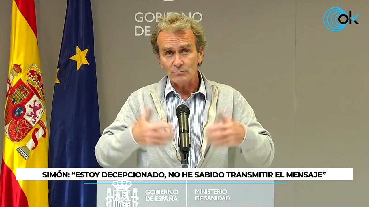 Simón abatido por las fiestas tras el fin del estado de alarma: «No he sabido comunicar los peligros»
