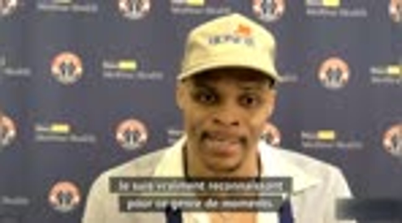 Wizards - Westbrook : "J'essaie de faire des choses que les gens disent impossibles à faire"