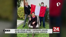 Julio César Uribe y Germán Leguía se reúnen con Susana Higuchi para definir apoyo a Keiko