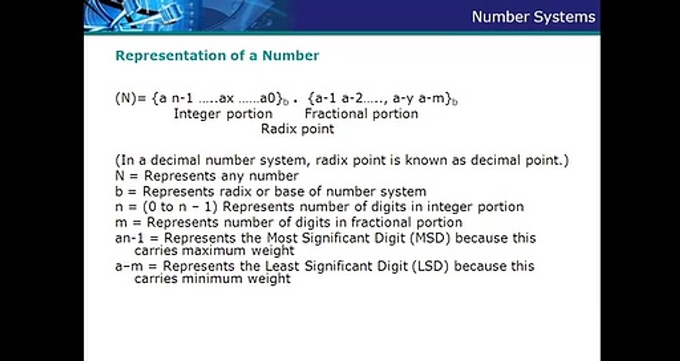 Number system