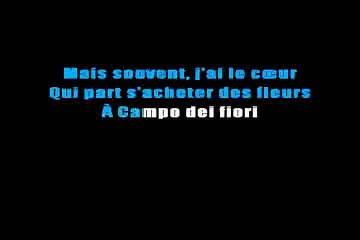 KARAOKE Claudio Capéo - Porte D'Italie