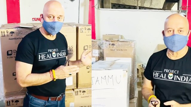 Anupam Kher Sends Medical Equipments To Various Hospitals