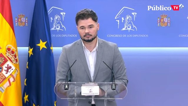 Gabriel Rufián, sobre la formación del Govern: ERC no es la criada de nadie