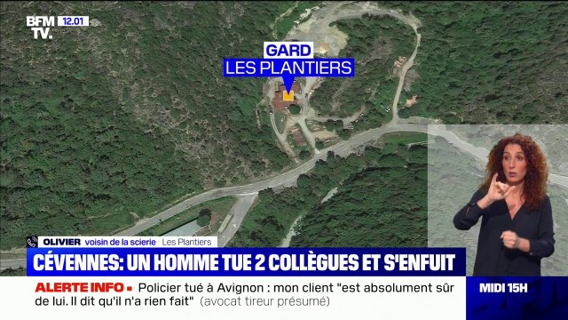 J'ai tout fermé et j'ai appelé tous mes voisins : le témoignage d'un voisin de la scierie où un homme, en fuite, a tué deux de ses collègues