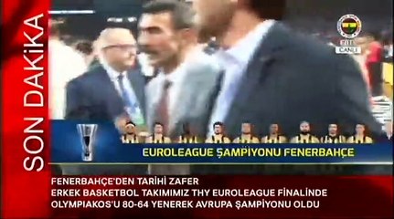 Aziz Yıldırım ile Obradovic arasında duygusal anlar