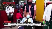 Chorrillos: adultos mayores tuvieron que esperar varias horas para vacunarse en la Villa Militar