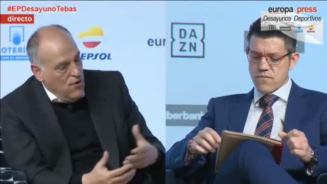 Tebas: Entiendo la desazón, si me preguntas si fue mano de Militao, no lo sé