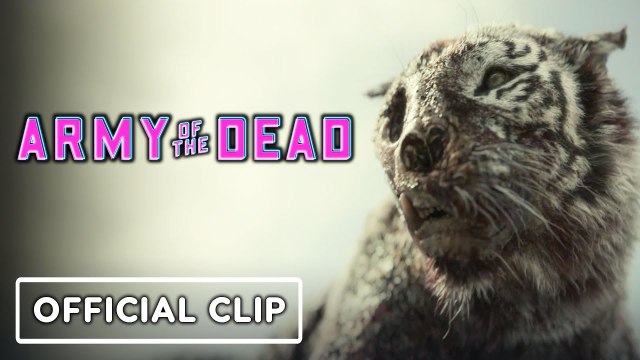 Army of the Dead - Official Zombie Tiger Clip (2021) Dave Bautista, Zach Snyder