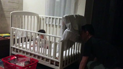 Hyper Baby Enjoys Peekaboo