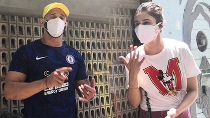 Prince Narula & Yuvika दिखे साथ लेकिन क्यों नहीं कुछ बोली Yuvika ? Watch video  | FilmiBeat