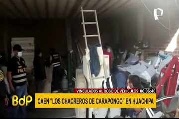 Huachipa: cae banda delictiva vinculada al robo de vehículos