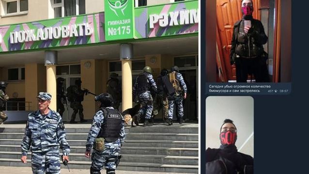 Tataristan'daki katliamcı, sosyal medyada Bugün bir sürü biyolojik çöp imha edeceğim diye paylaşım yapmış