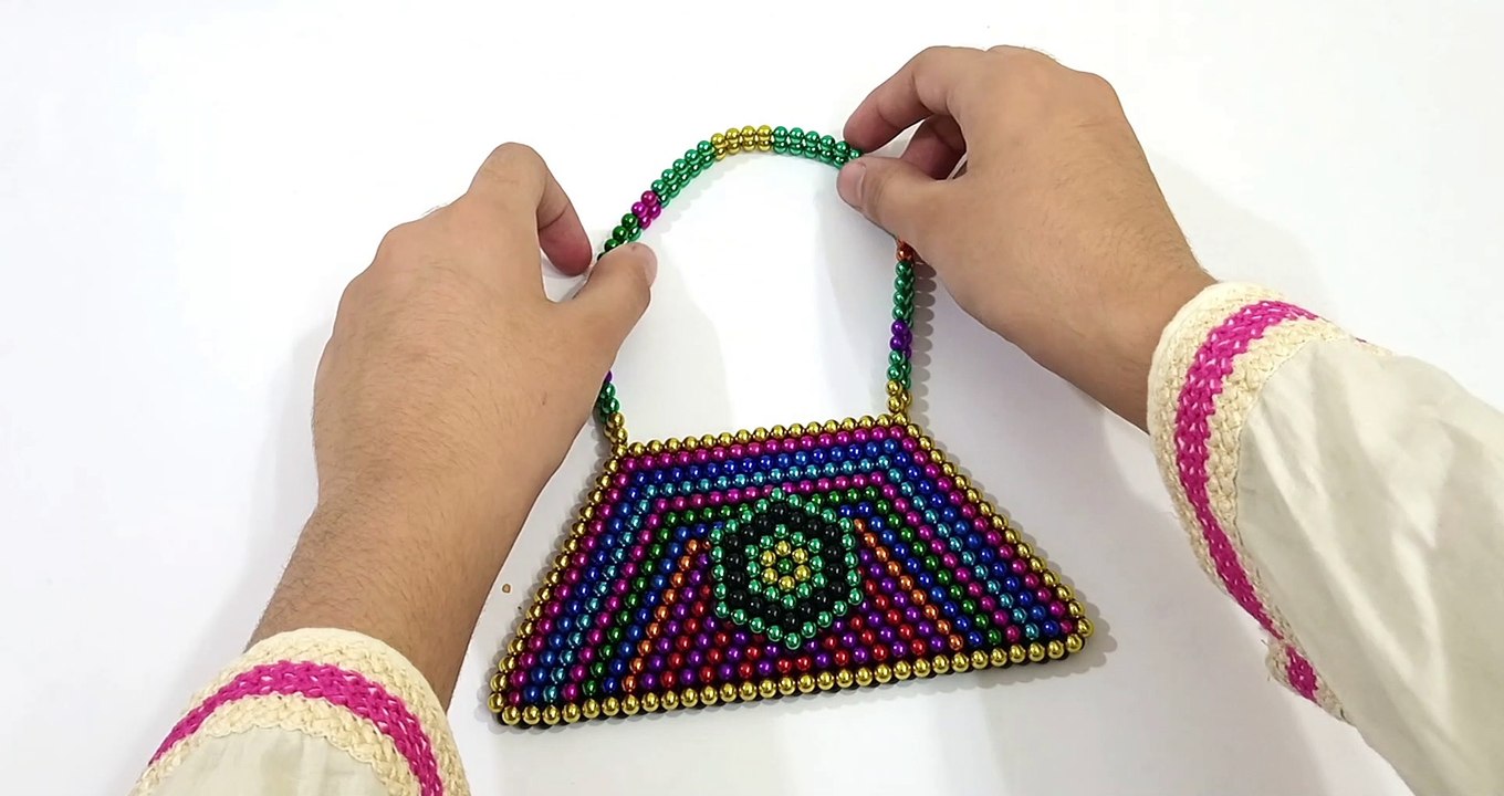 How To Make Hand Bag With Magnetic Balls|Ladies Hand Bag|Future Knowledge